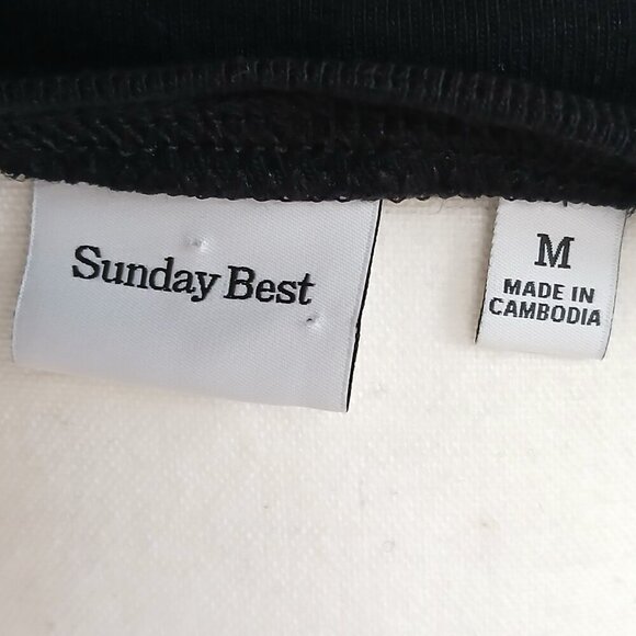 Aritzia Sunday Best Cruise Crew Babydoll Dress Black Size Medium - Picture 7 of 7